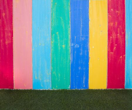 room interior vintage with colorful woodenの写真素材