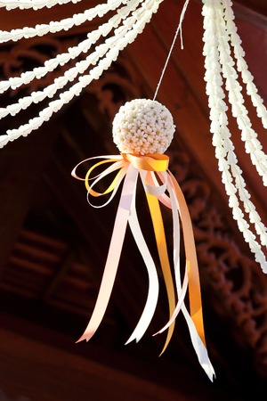 Beautiful flower wedding decorationの写真素材