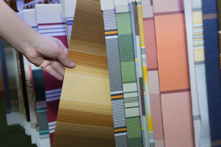 Colorful fabric samplesの写真素材