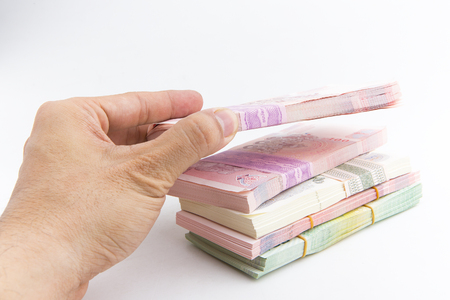 Thai Baht banknotesの写真素材