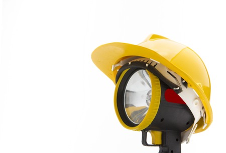 Construction hat on a white background.