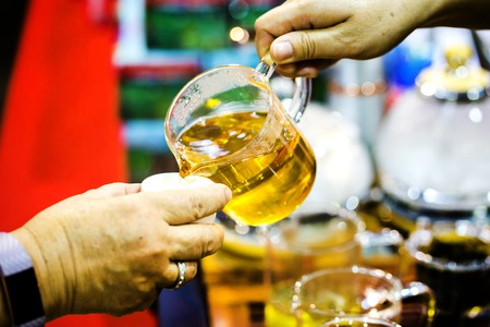 Chinese tea ceremonyの写真素材