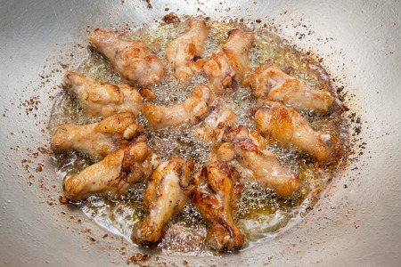 Fried chicken brothの写真素材