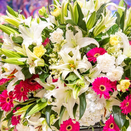 Flowers that embellish in weddings and parties.の写真素材