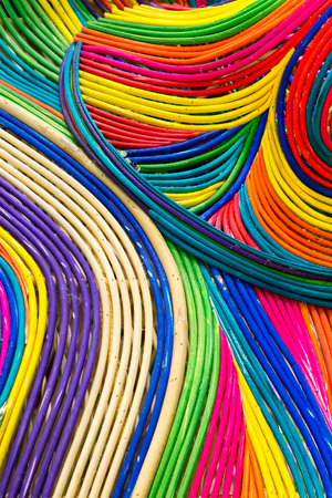 Colorful abstract intertwined seamless backgroundの写真素材