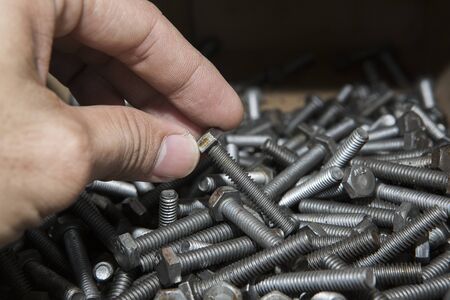 screw-bolt and nutの写真素材