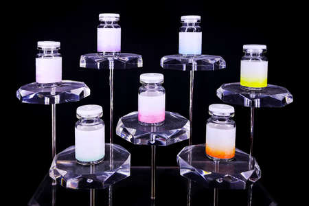 Medicine in vials , ready for vaccine injection