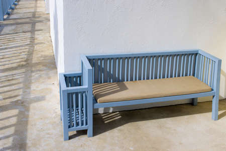 Chairs for relaxing in the garden areaの写真素材