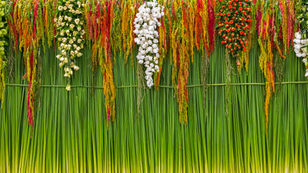 Beautiful flower wedding decorationの写真素材