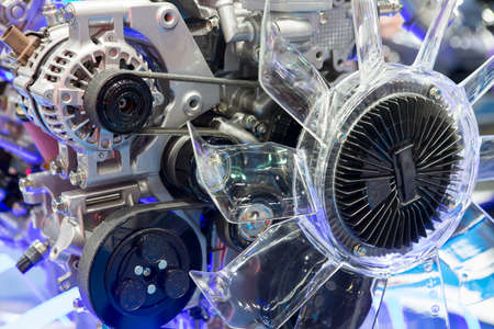 The design of the modern car engine.の写真素材