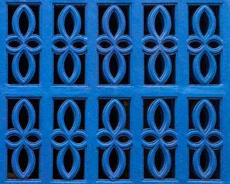 blue the brick wall as a background