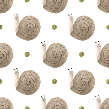 nautical seamless pattern with underwater life. Fishes and other animals. Under sea, deep water. childish simple designの写真素材