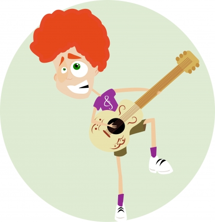 guitaristのイラスト素材