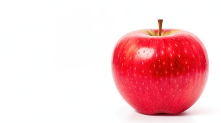 Fresh apple isolate on white background and copy space.generative AIの素材