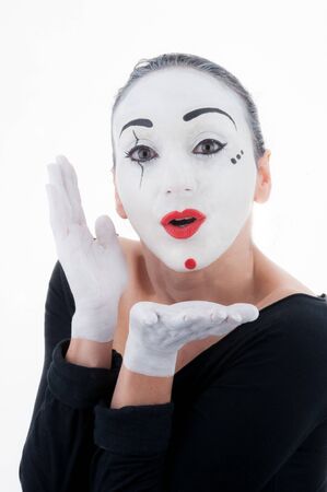 Beautiful Woman Mimeの写真素材