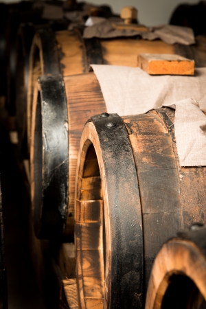 modena balsamic vinegar barrels for storing and aging