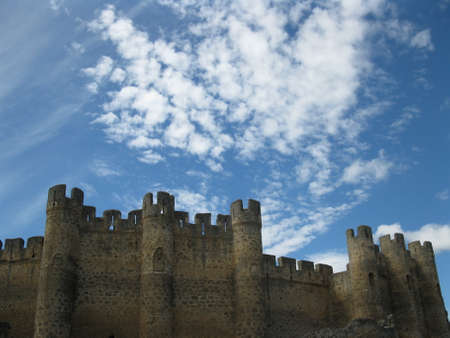 Medieval castle of Valencia don Juan in Spain
