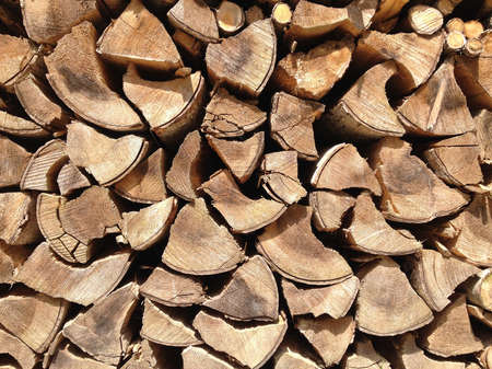 Wood for Fireplaceの写真素材