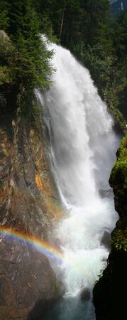 Waterfall in the Mountainsの写真素材