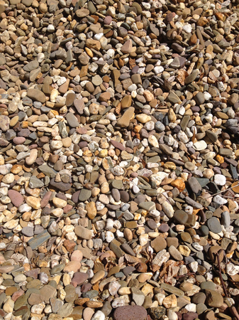 Pebbles on the Beachの写真素材