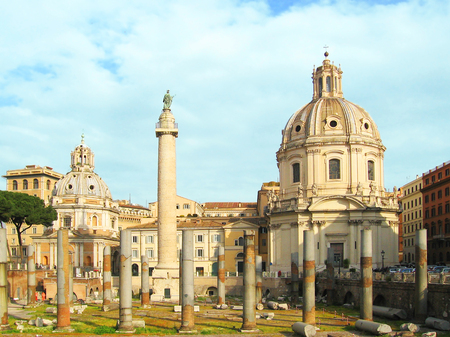 Forum Romanum in Romeの写真素材