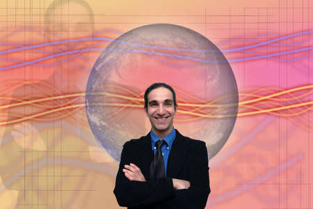 business abstract backgroundの写真素材