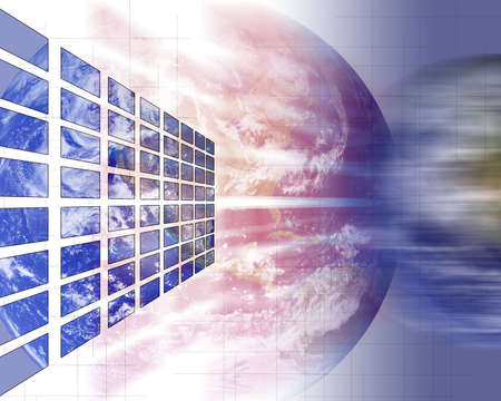 tech concept backgroundの写真素材