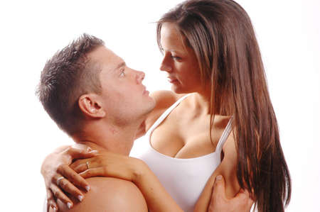 a man and her pregnant wife