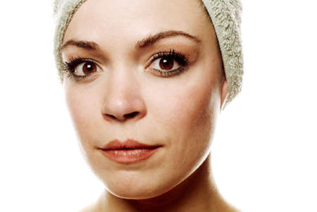 beautiful woman posing for a beauty concept