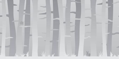 Simple background image of trees. のイラスト素材