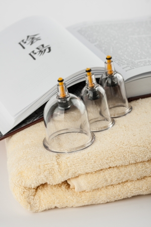 flasks of treatment with Chinese medicineの写真素材
