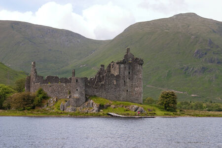 Ruined castleの写真素材