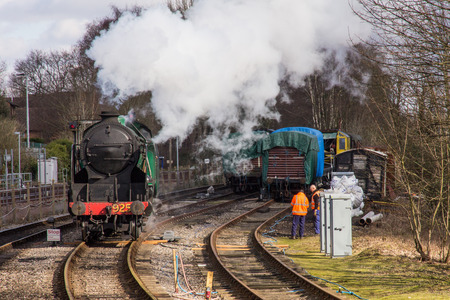 Steam engine on Watercress line