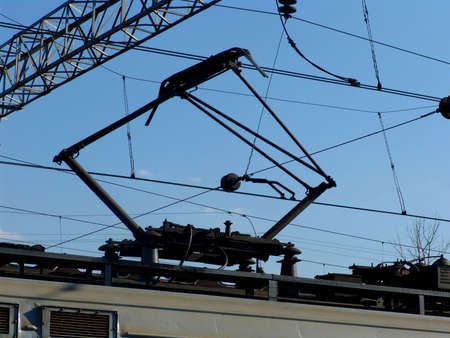 A part of an electrical trainの写真素材