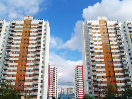 A way between residential condos
