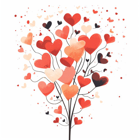 Valentines Day card making 2のイラスト素材