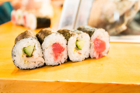 Sushi rollsの写真素材