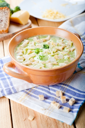 Photo of healthy broccoli soupの写真素材