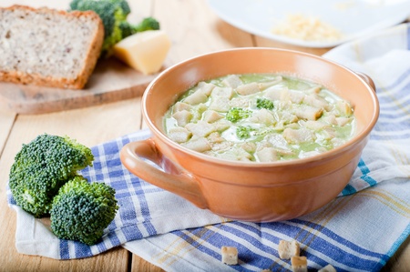 Healthy broccoli soupの写真素材