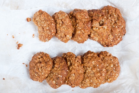 Diet and healthy muesli cookiesの写真素材
