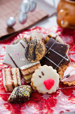 Delicious hand made cookiesの写真素材