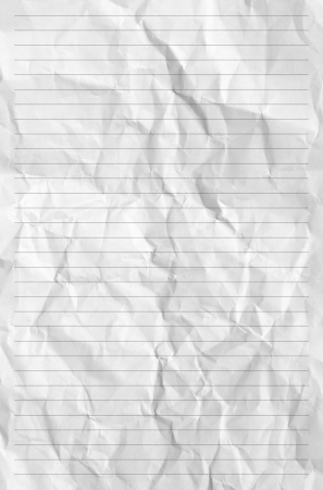 Handmade crumpled paper texture or backgroundの写真素材