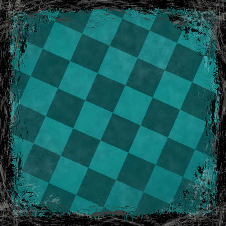 Green grunge background. Old abstract vintage texture with frame and border.の写真素材