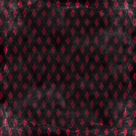 Red grunge background. Old abstract vintage texture with frame and border.