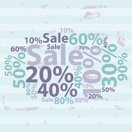 Text cloud. Sale wordcloud. Typography concept. Vector illustration.のイラスト素材