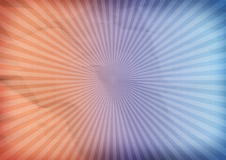 Colorful crumpled sunrays paper backgroundの写真素材