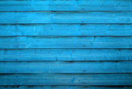 Wood panel background. Blue color.の写真素材