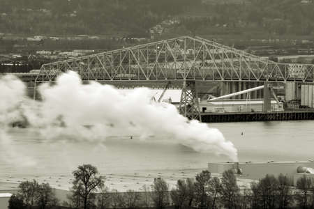 Photo of the beautiful city of Longview, Washingtonの写真素材