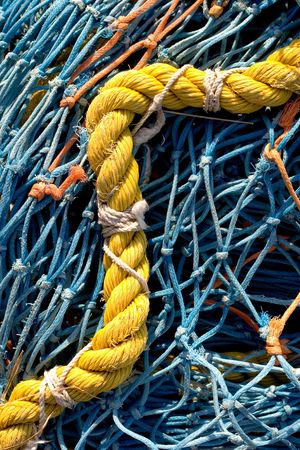 Photo of a fishing netの写真素材