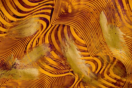 Photo of a part of an abstract painting (I painted it!--so there is not copyright problem) done with...